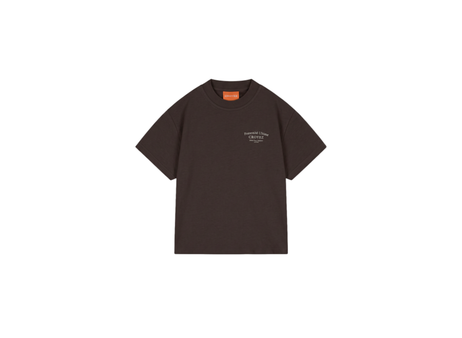 Croyez Mini Fraternité Ultime T-Shirt  Dark Brown Jongens T-shirt