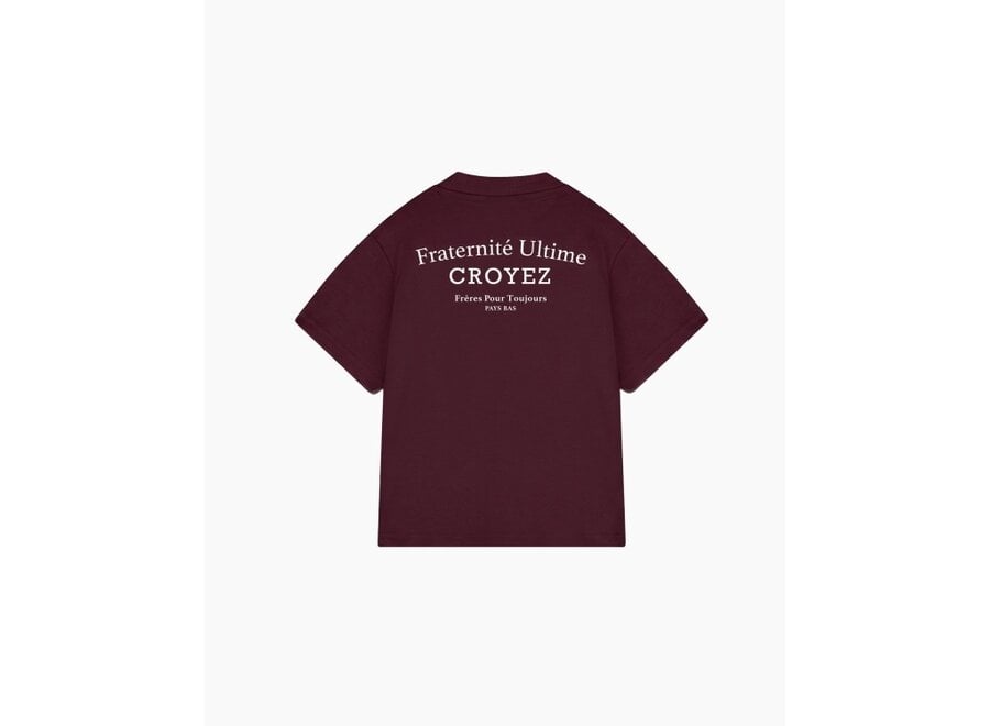 Croyez Mini Fraternité Ultime T-Shirt  Raisin Red Jongens T-shirt