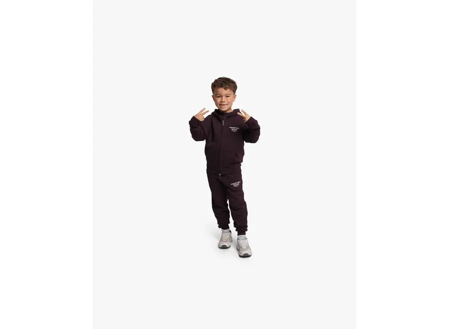 Croyez Mini Fraternité Ultime Sweatpants  Raisin Red Jongens Broek