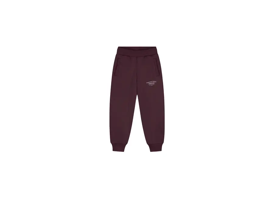 Croyez Mini Fraternité Ultime Sweatpants  Raisin Red Jongens Broek