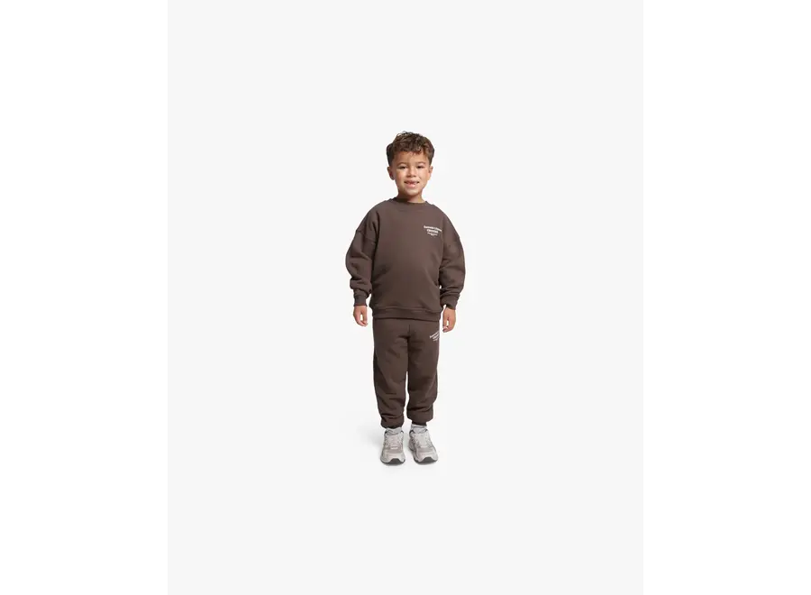 Croyez Mini Fraternité Ultime Sweater  Dark Brown Jongens Trui