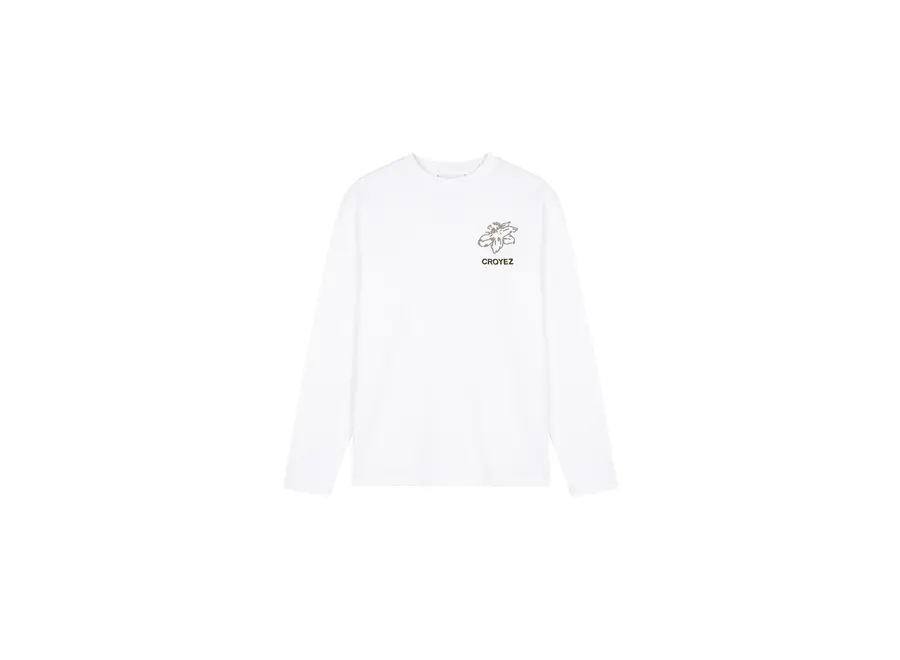 Croyez Mini Gardener Longsleeve T-Shirt White Jongens Longsleeve
