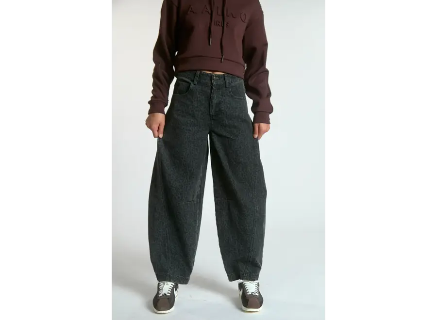 Quin Animal Co 588 G  Antra Grey  Meisjes Jeans