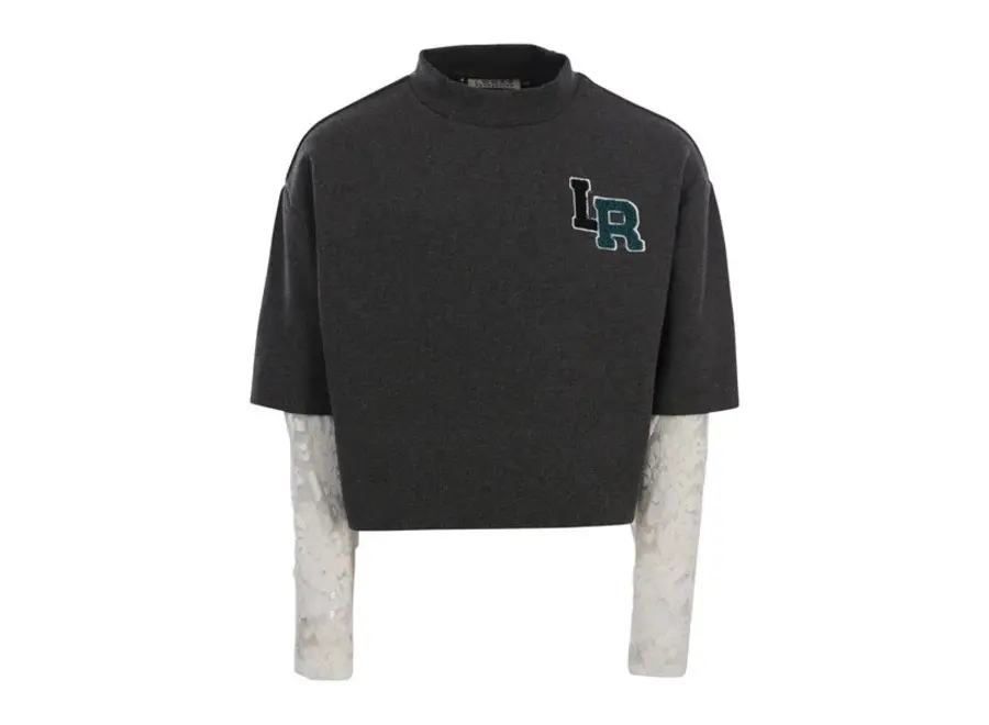 10sixteen Fancy T-Shirt  Ash Melee Meisjes Longsleeve