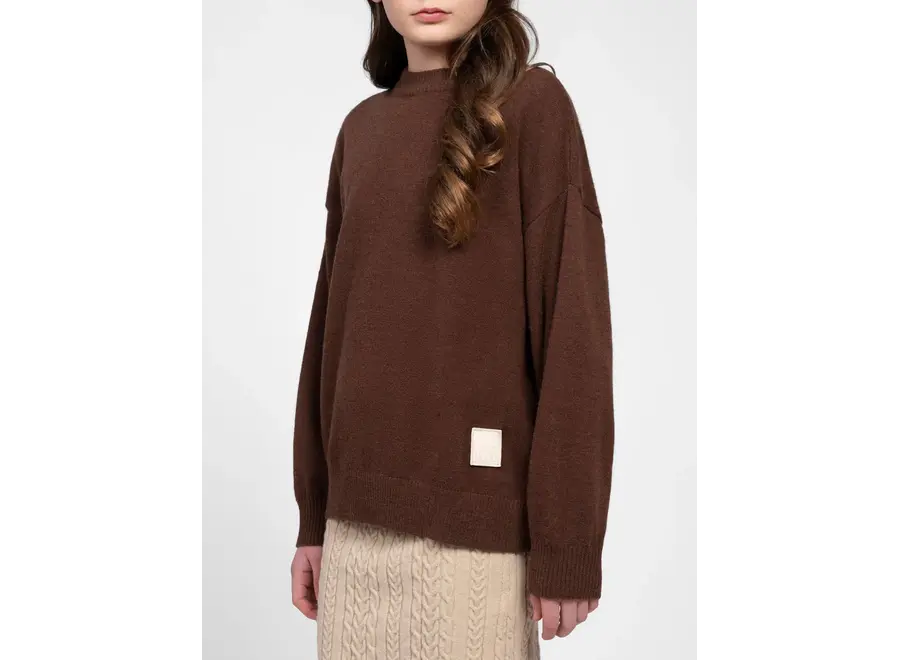 Liset Pullover  Dark Chocolate Meisjes Trui