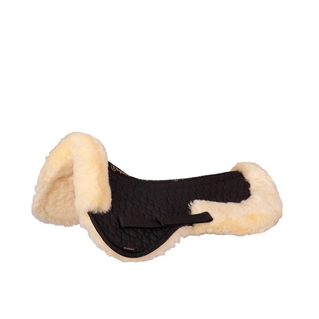 BR Zadelonderlegger schapenvacht met kanaal en rand