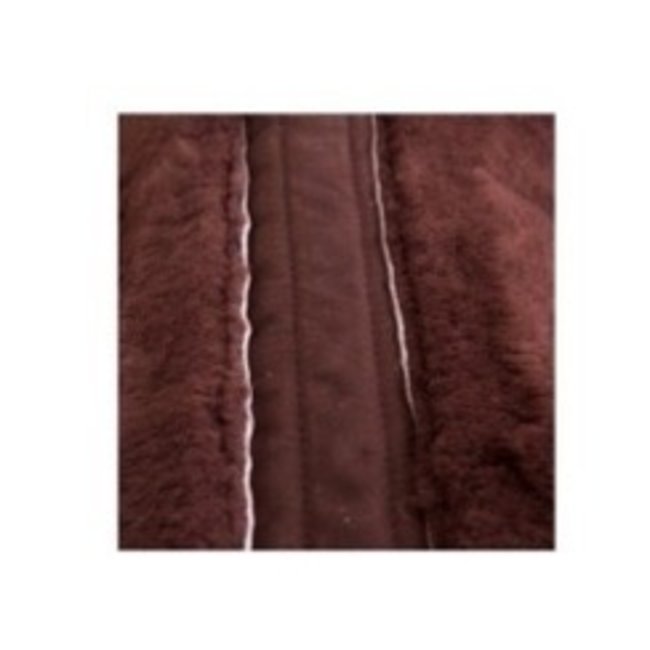 BR Zadelonderlegger schapenvacht met kanaal en rand