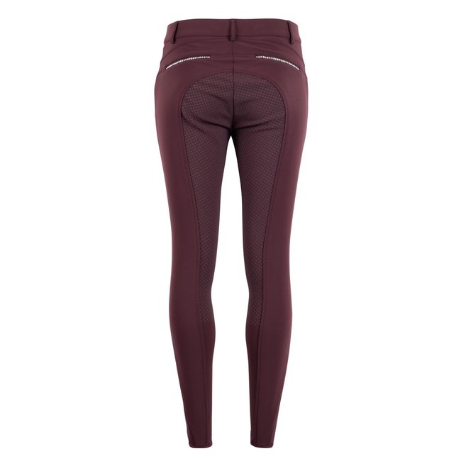 Montar Rijbroek Pamela silver rivets fullgrip