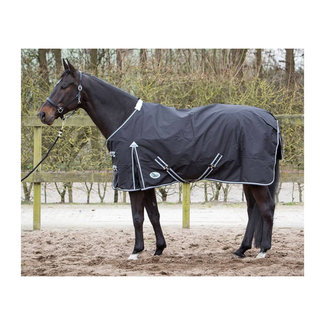 Harry's Horse Thor deken 0 grams met fleece lining zwart