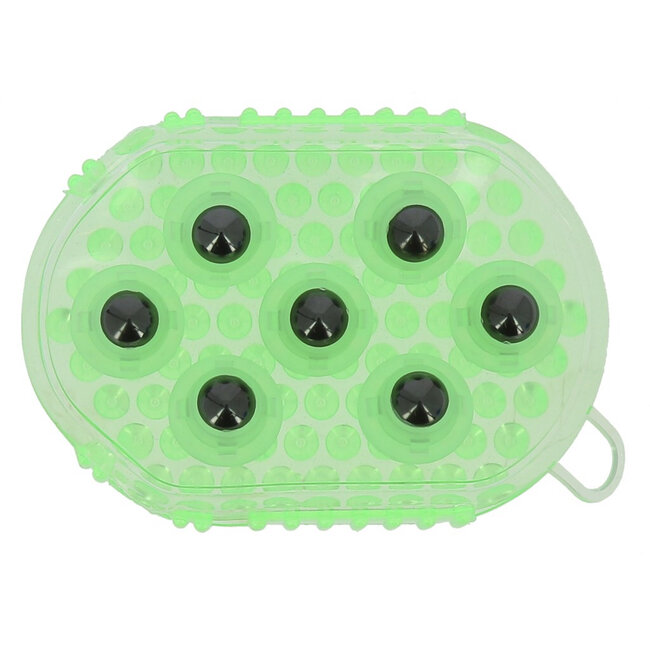 Hippotonic Massageborstel  7 rvs rollers