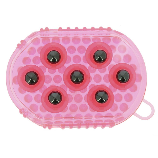 Hippotonic Massageborstel  7 rvs rollers