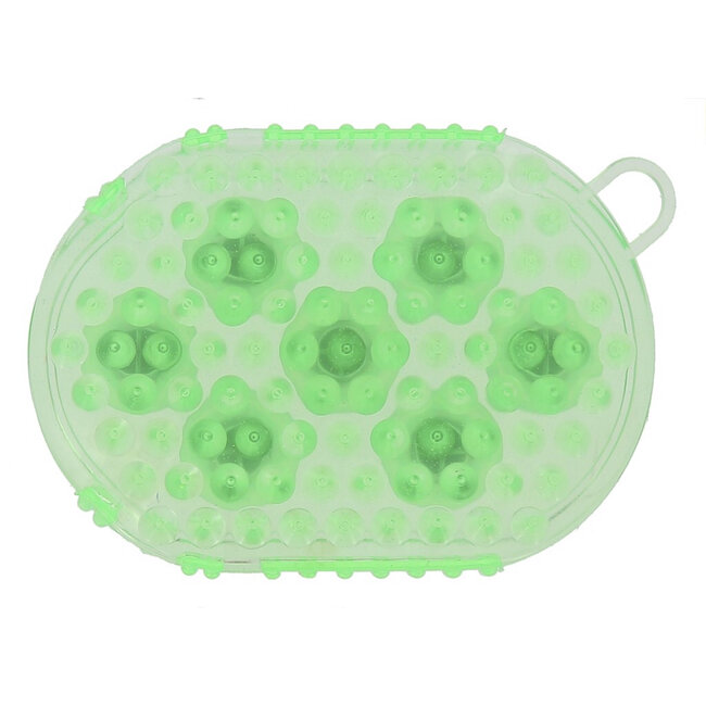 Hippotonic Massageborstel  7 rvs rollers