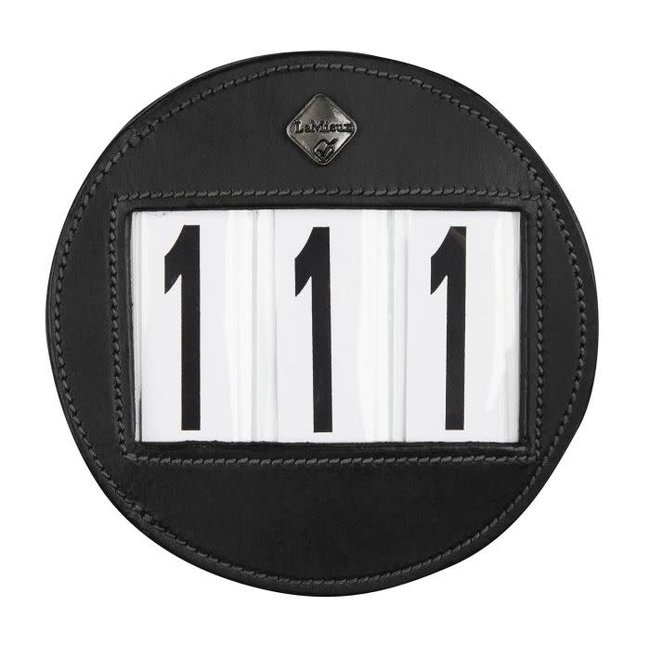 LeMieux Startnummers rond Leer 3 nummers