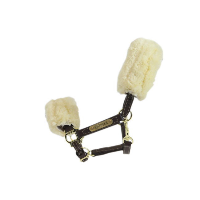 kentucky Halster leer met sheepskin