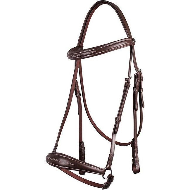 Qhp Hoofdstel luxe lage neusriem