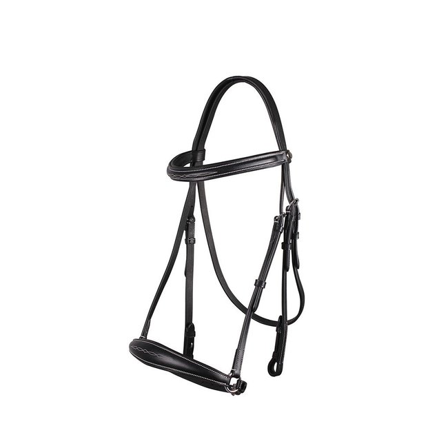 Qhp Hoofdstel luxe lage neusriem