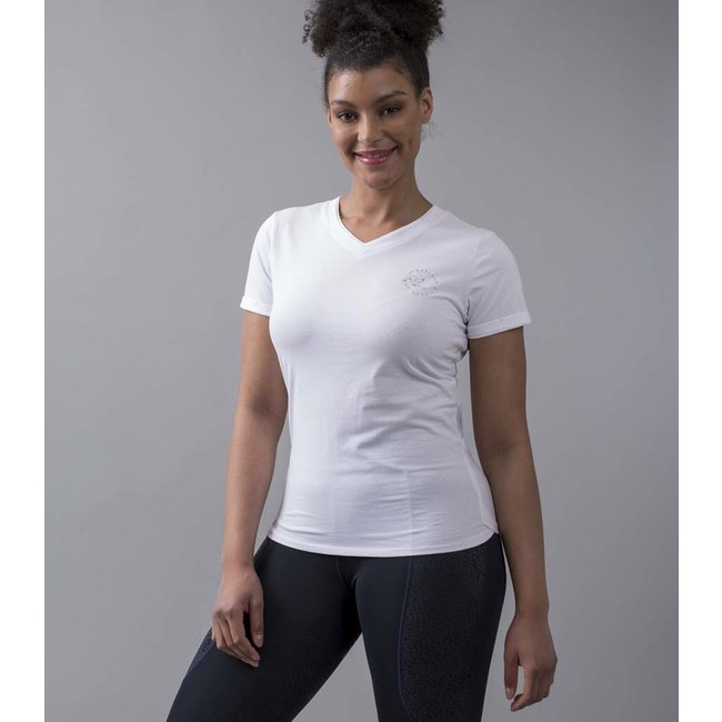 Kingsland T-shirt Ovella Dames Wit