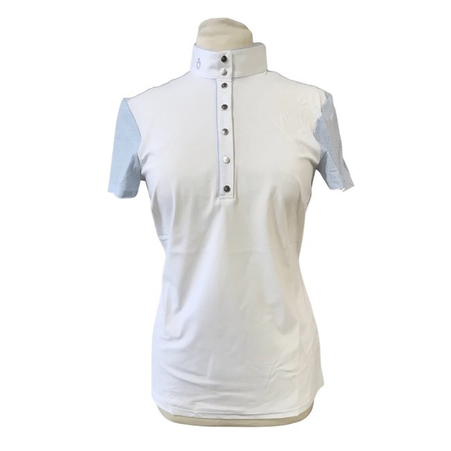 Cavalleria Toscana Competition Polo Perforated with Piping SS