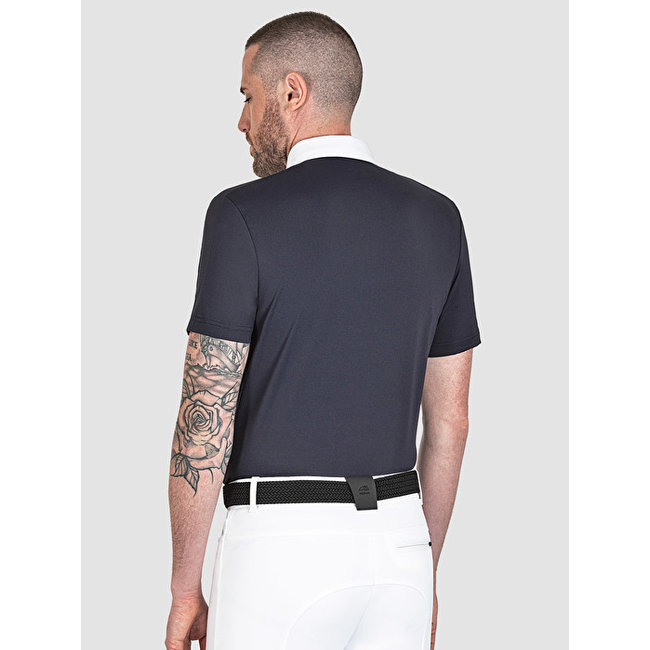 Equiline Wedstrijdshirt Connelec Donkerblauw