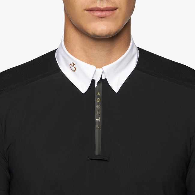 Cavalleria Toscana Wedstrijdshirt met rits REVO Premier Jersey S/S