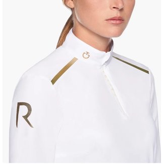 Cavalleria Toscana Showshirt Revo Premier Tech Wool zip LS