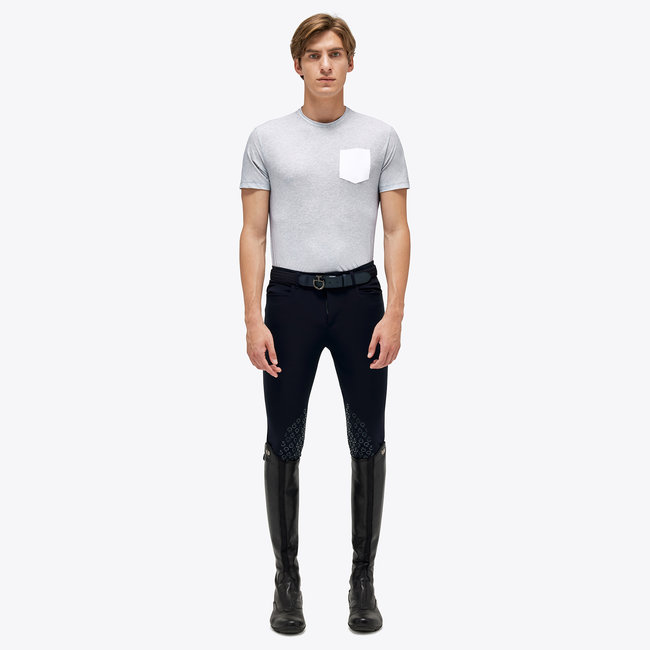 T-shirt jersey mesh motief zak