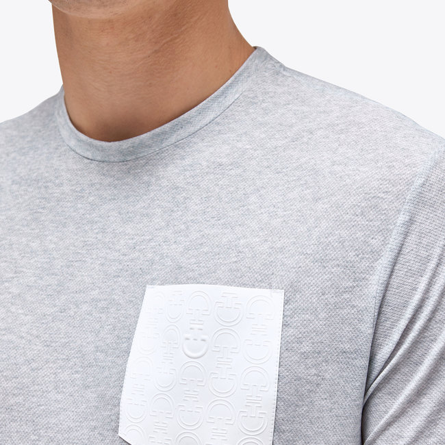 T-shirt jersey mesh motief zak