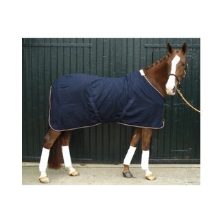 Dunne Wolen deken Premium navy