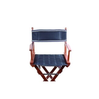 Director stoel  Laag  Navy / Silver