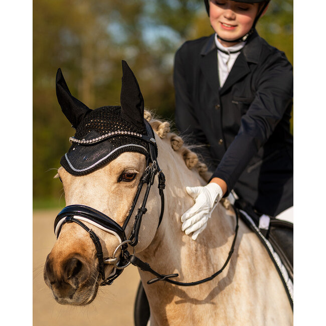 Qhp Handschoen Kae wit/zilver