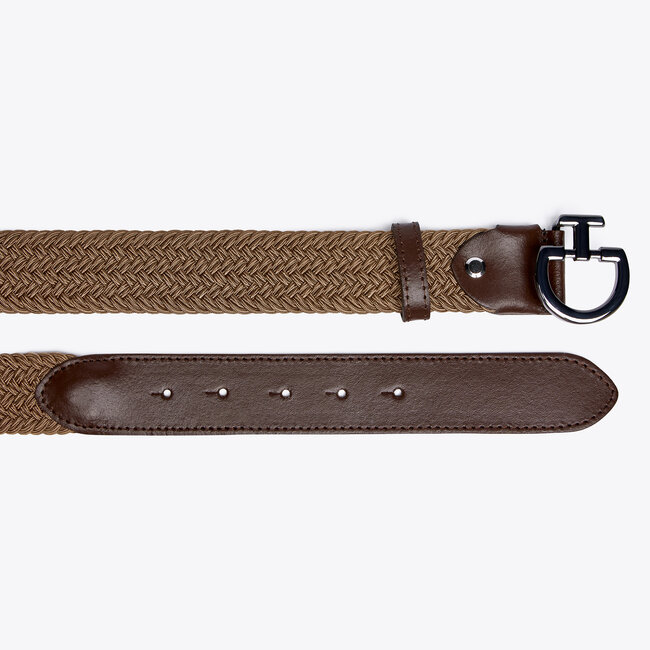 Elastische riem met logo sluiting