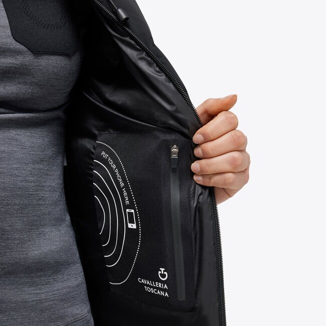 Cavalleria Toscana Gewatteerde jas lang