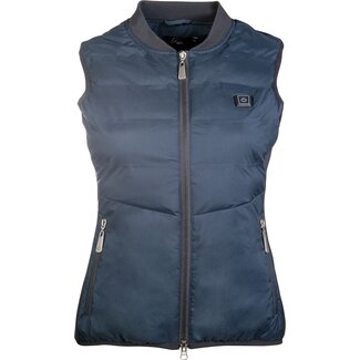 HKM Verwarmde bodywarmer dames Donker Blauw