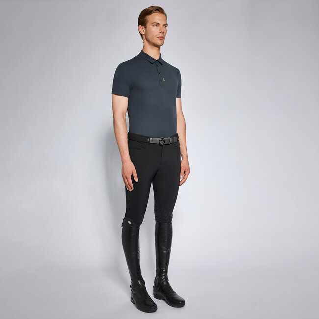 Cavalleria Toscana Polo training jersey button