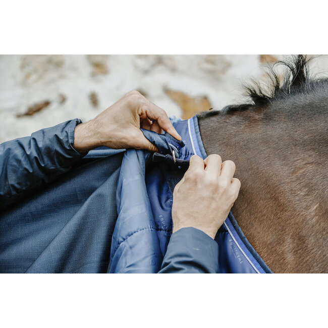 Equi-Theme onderdeken  navy