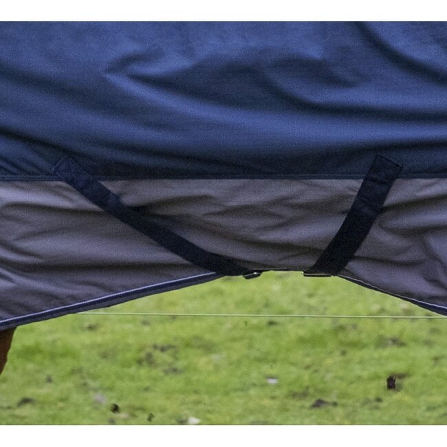 Equi-Theme Deken 600D Navy/Grey 300gr