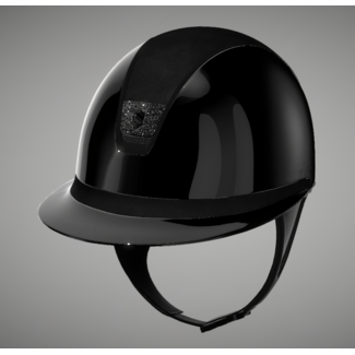 Samshield Shadowglossy 2.0 Glossy Alcantara Top Crystal Blason trim black mat Samshield Shadowglossy 2.0 Glossy Alcantara Top Crystal Blason trim black mat