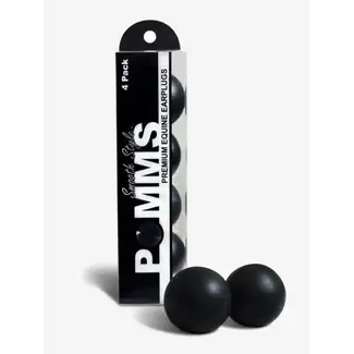 LeMieux Pomms Ear Plugs 4 stuks Black