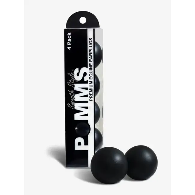LeMieux Pomms Ear Plugs 4 stuks Black
