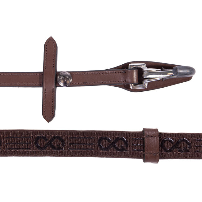 PresTeq Teugel FayRein met clip + stops(8cm)