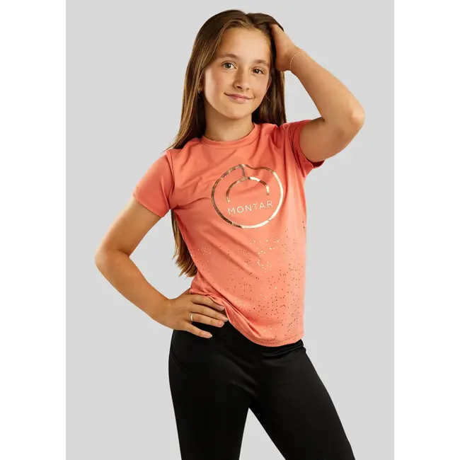Montar Shirt Nille Junior with Rosegold print