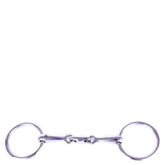 BR Watertrens pony massief rvs 14mm dubbel gebroken