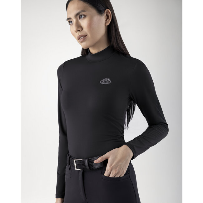 Equiline Shirt Geco Second skin met fleece