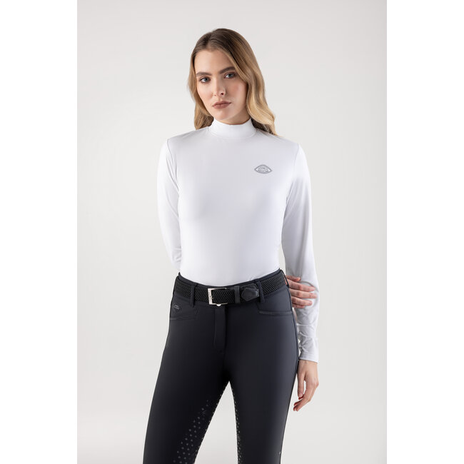 Equiline Shirt  Geco Second skin met fleece