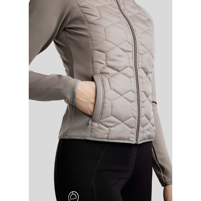 Montar Jacket Sille Silver Foil print