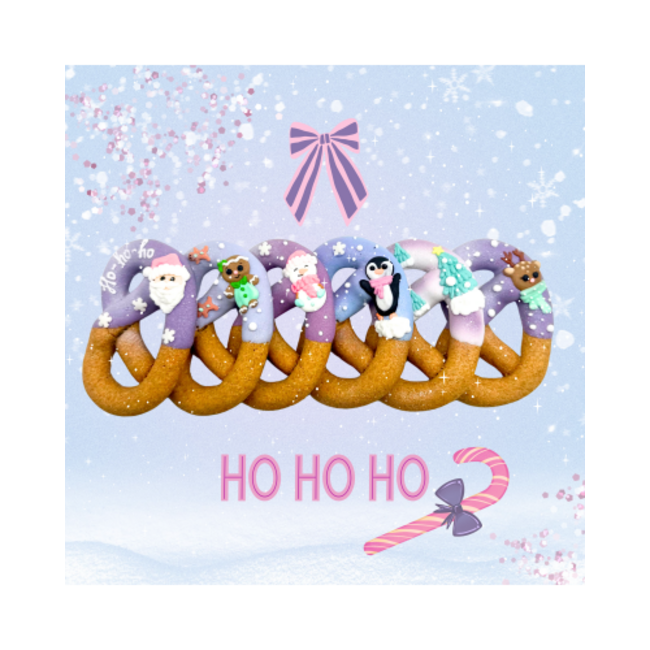 Candy Horse Kerst Iced Pretzels