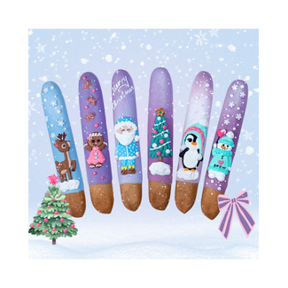 Candy Horse Kerst sticks Iced