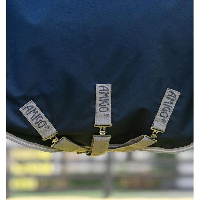 Horseware Turnout 1200D 50 gr Navy/Grey&silver