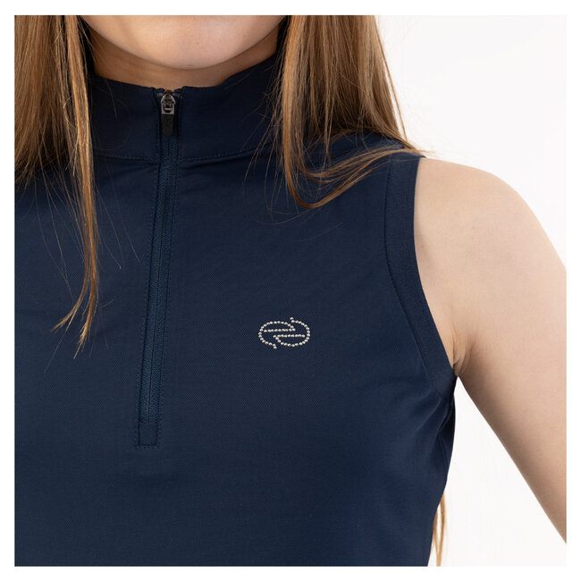 BR Sleeveless shirt half zip Kyona