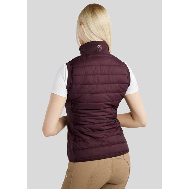 Montar Bodywarmer Caroline Hybrid w. Lasercut and Champagne Crystals